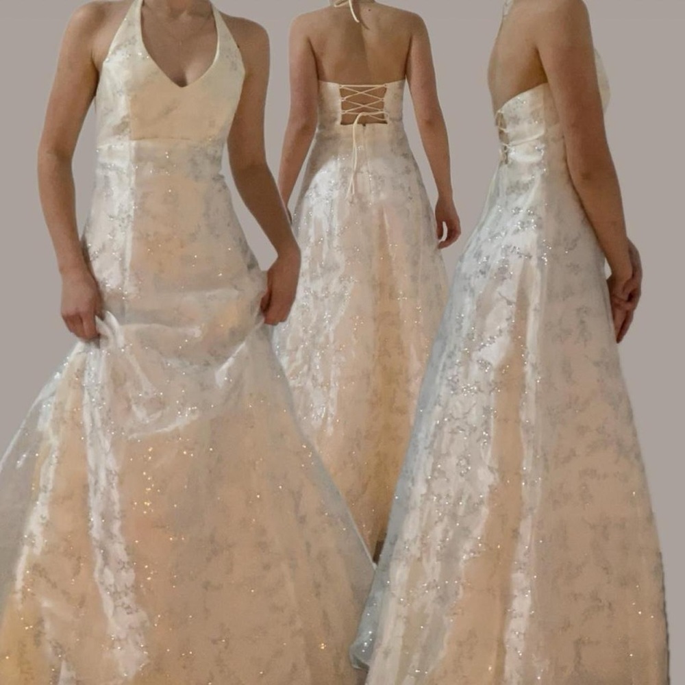 White Vintage Blondie Nites Gown/Dress